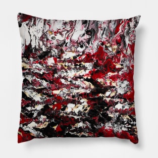 abstract marble texture liquid art design Pillow