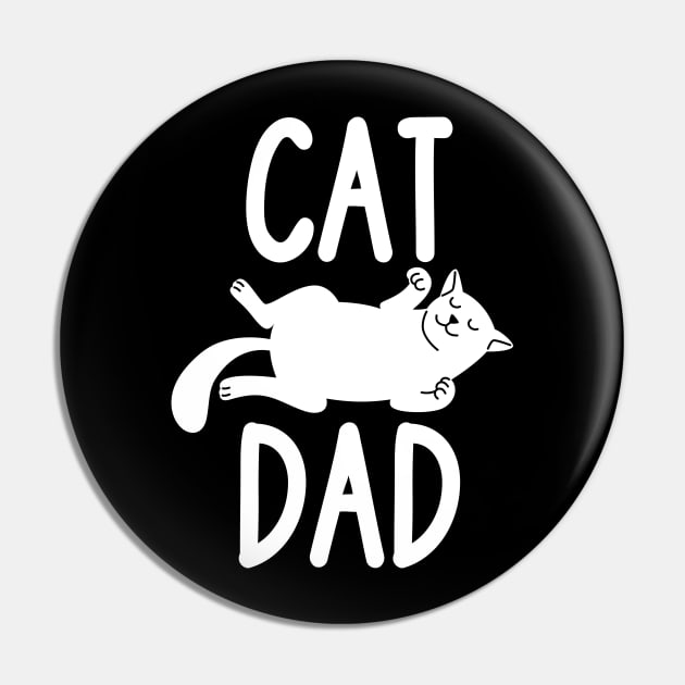 Cat Dad Pin by TeddyTees