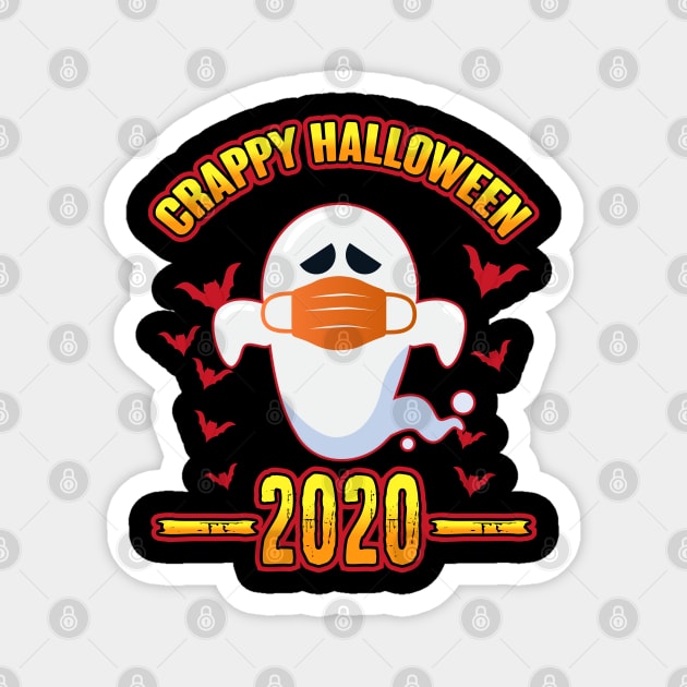 Crappy Halloween 2020 Boo Ghost Mask Magnet by mckinney