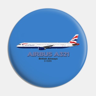 Airbus A321 - British Airways Pin