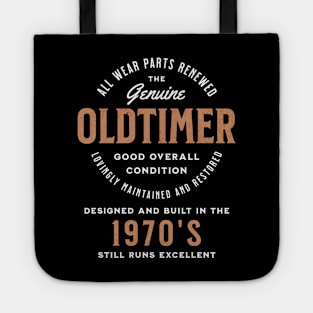 The genuine oldtimer, designed and built in the 1970's Tote