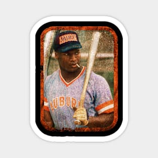 Bo Jackson in Auburn Tigers baseball vintage Magnet