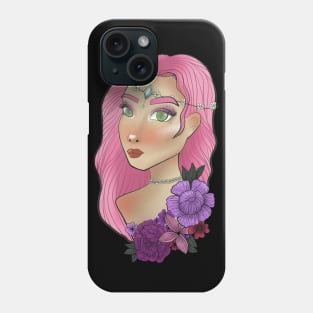 Cute Girl Flower design Phone Case