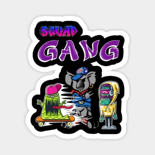 SQUAD GANG SET DESIGN Magnet