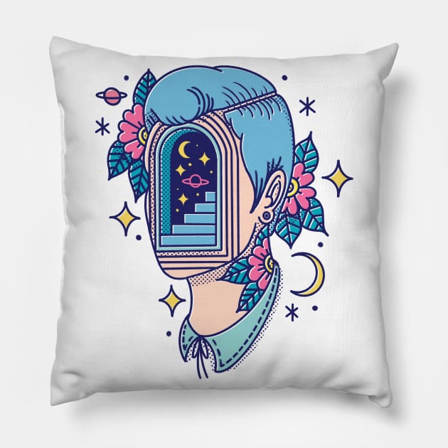 Introvert Pillow by Paolavk