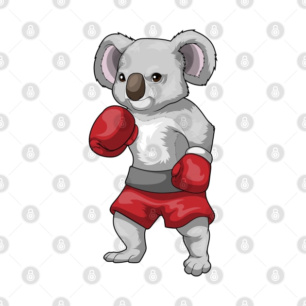 Koala Boxer Boxing gloves Boxing by Markus Schnabel