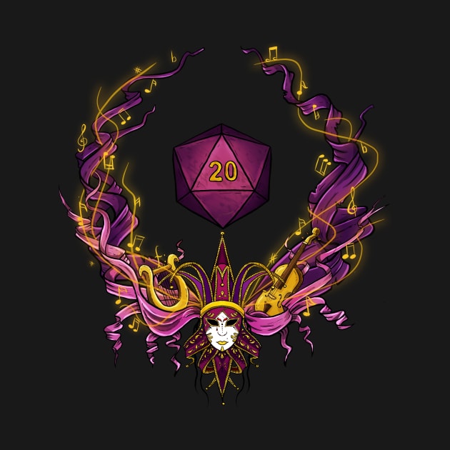 DnD bard symbol - purple by Avalon