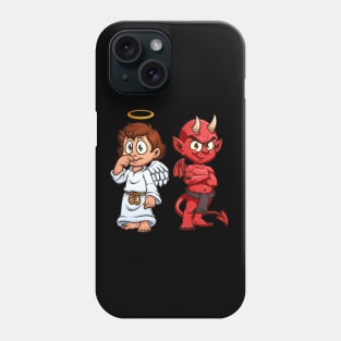 Angel and devil Phone Case