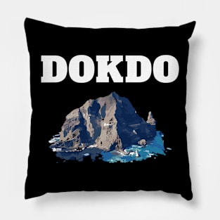 Dokdo Island South Korea Pillow