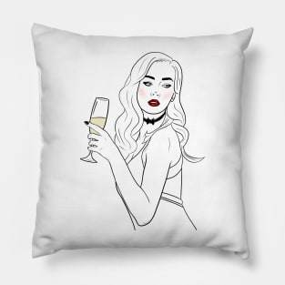 Frau Sektglas - Frau - Beauty - Sekt Pillow