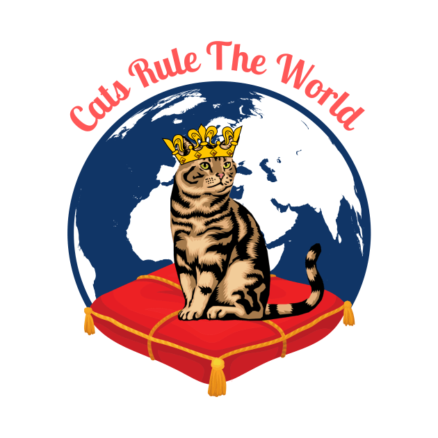 Cats Rule The World by Parpally Design