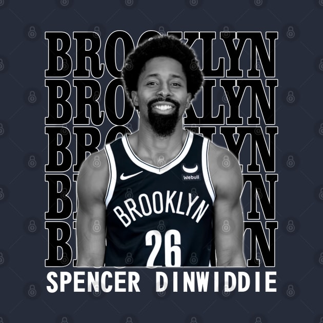 Brooklyn Nets Spencer Dinwiddie by Thejockandnerd