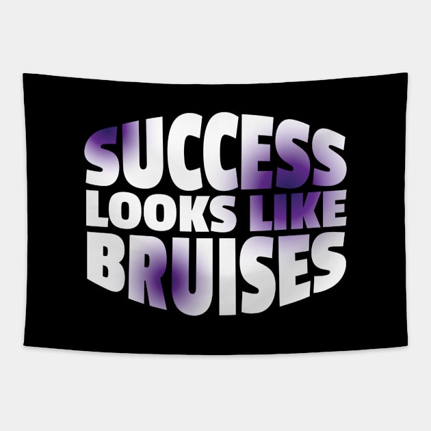 Aerialist - Success Looks Like Bruises Tapestry by DnlDesigns