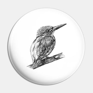 Common Kingfisher Bird Pin