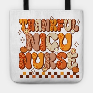 Thanksgiving Thankful NICU Nurse Retro Tote