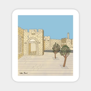 Jaffa Gate Jerusalem Magnet