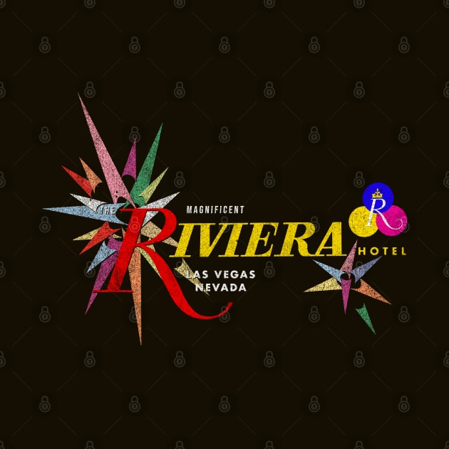 Retro Vintage Riviera Hotel and Casino Las Vegas by StudioPM71