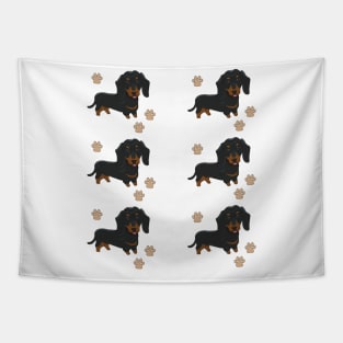 Dachshund dog breed cute pattern Tapestry