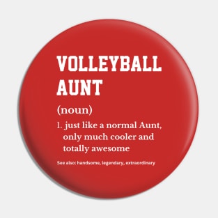 Volleyball Number 3 Aunt Volleyball Aunt Definition Funny Pin