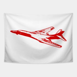 Rockwell B-1 Lancer - Red Design Tapestry