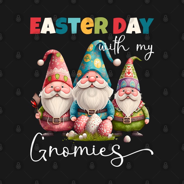 Easter Day With My Gnomies Funny Gnomes Easter Egg Hunting by Ai Wanderer