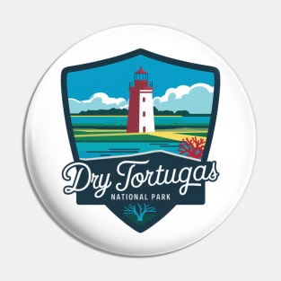 Dry Tortugas National Park Minimalistic Emblem Pin