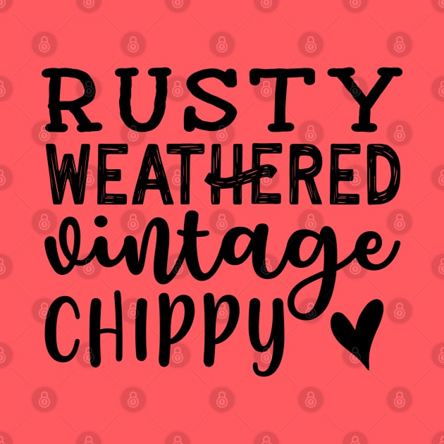 Rusty Weathered Vintage Chippy Antique Thrifting Cute by GlimmerDesigns