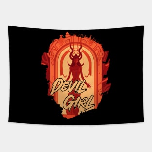 Devil girl Tapestry