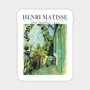 Vintage Exhibition poster, Henri Matisse, La Terrasse, San-Tropez Magnet