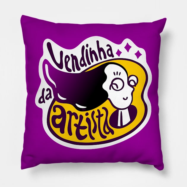 VENDINHA DA ARTISTA Pillow by Valera Kibiks