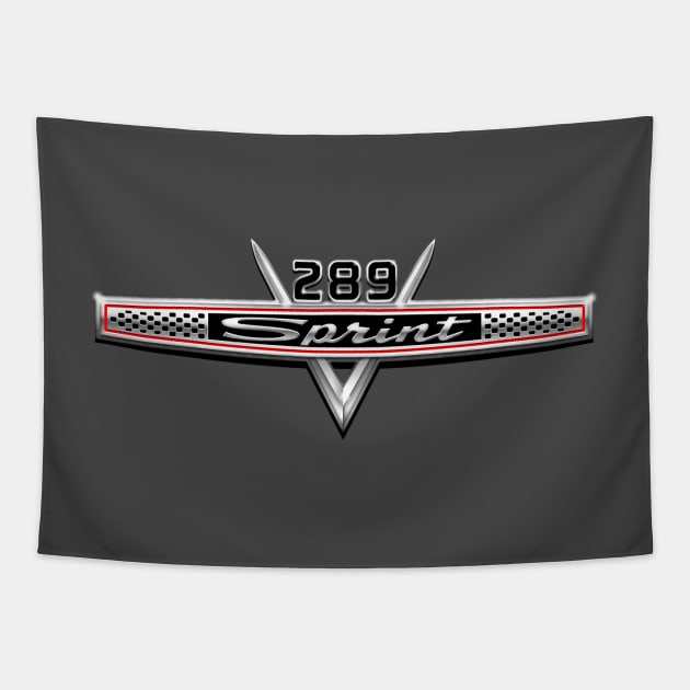 Falcon Sprint 289 Emblem Tapestry by BriteDesign