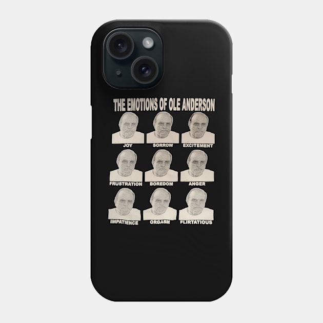 ole anderson emotion Phone Case by limdaebum