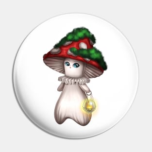 Magic fly agaric mushroom Pin