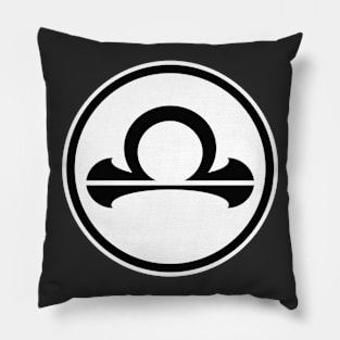 ZODIAC SERIES: LIBRA (BLACK & WHITE) Pillow