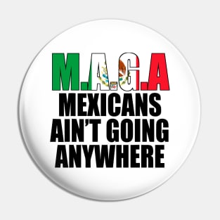 Mexicans-Ain't-Going-Anywhere Pin