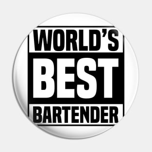 WORLD'S BEST BARTENDER Pin