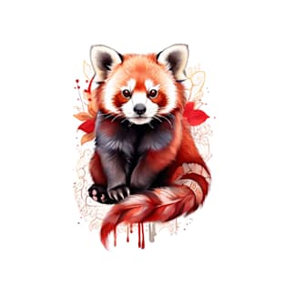 Adorable red panda - panda lovers gift T-Shirt