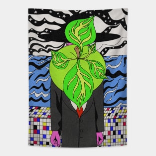 Homage to Rene Magritte Tapestry