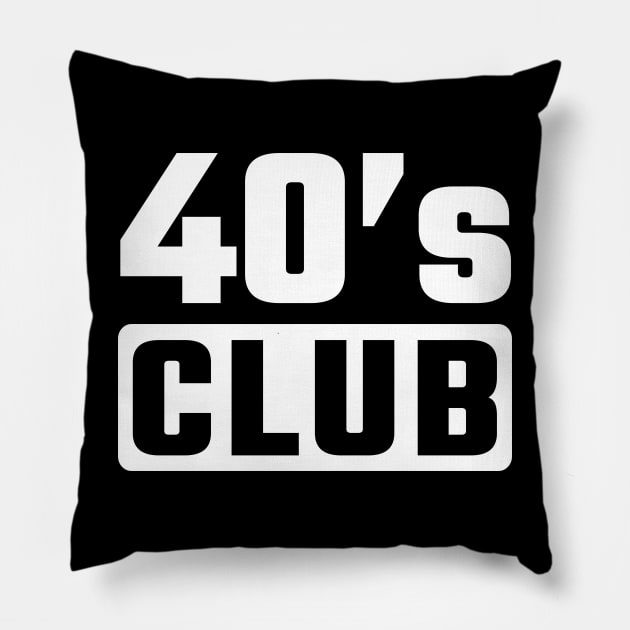 40th birthday Pillow by Circle Project