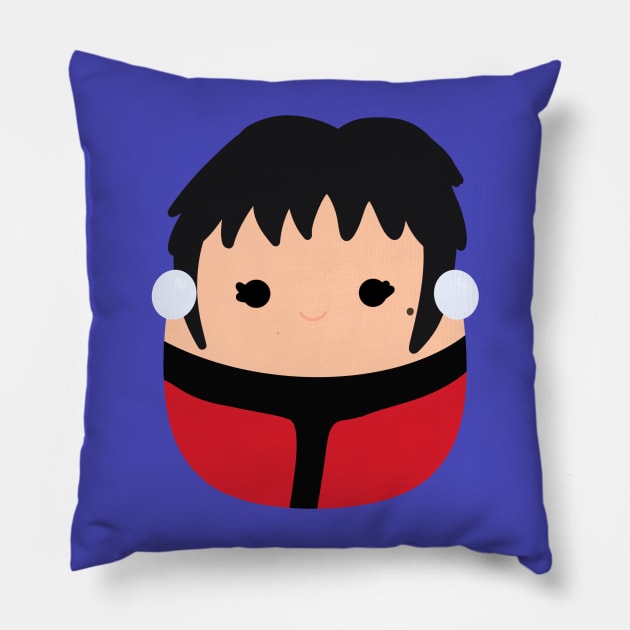 Liza Minnootie Pillow by frankrruggiero