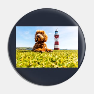 Dog As Big As A Lighthouse Pin