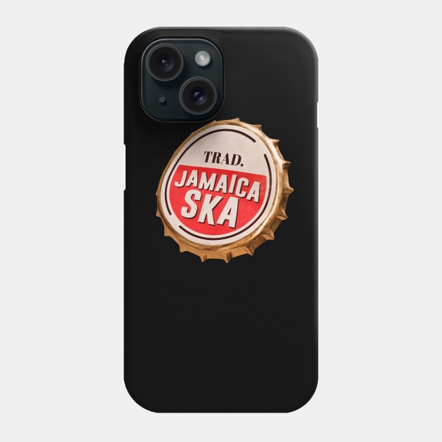 Traditional jamaica ska bottle cap Phone Case by Jomi