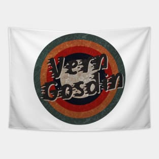 Retro Color Typography Faded StyleVern Gosdin Tapestry