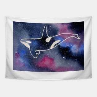 Orca Galaxy Tapestry