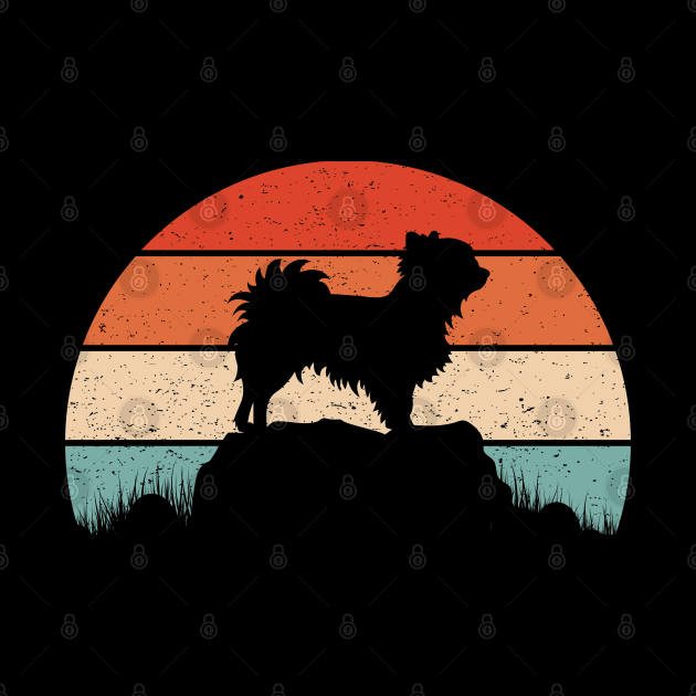 Chihuahua Sunset Retro by Tesszero