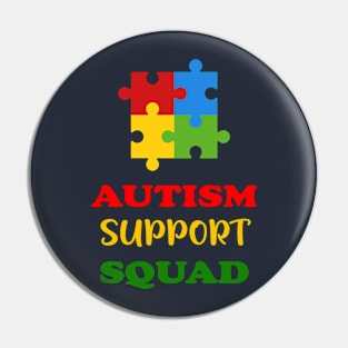 autism support squad Pin