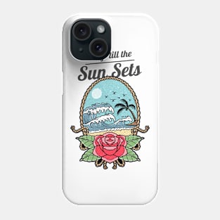 Tropical Paradise Surfer Waves Phone Case