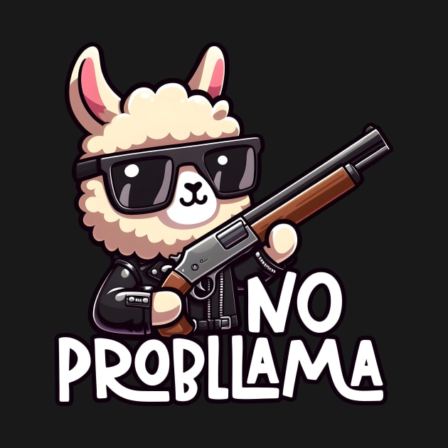 No Probllama - Llama-nator by SergioCoelho_Arts