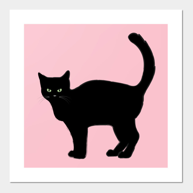 Angry Black Cat Angry Black Cat Posters And Art Prints Teepublic