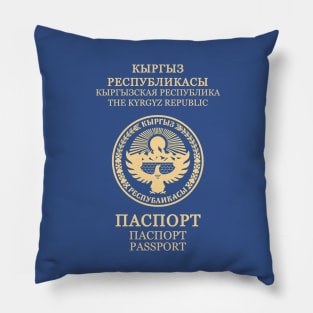 Kyrgyzstan passport Pillow